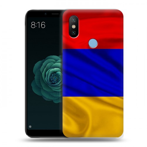 Дизайнерский силиконовый чехол для Xiaomi Mi A2 Флаг Армении