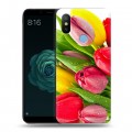 Дизайнерский силиконовый чехол для Xiaomi Mi A2 Тюльпаны