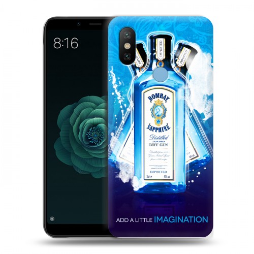 Дизайнерский силиконовый чехол для Xiaomi Mi A2 Bombay Sapphire