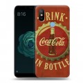 Дизайнерский силиконовый чехол для Xiaomi Mi A2 Coca-cola