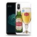 Дизайнерский силиконовый чехол для Xiaomi Mi A2 Stella Artois