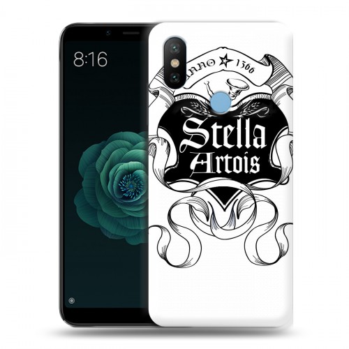 Дизайнерский силиконовый чехол для Xiaomi Mi A2 Stella Artois