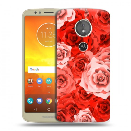 Дизайнерский силиконовый чехол для Motorola Moto E5 Органические цветы