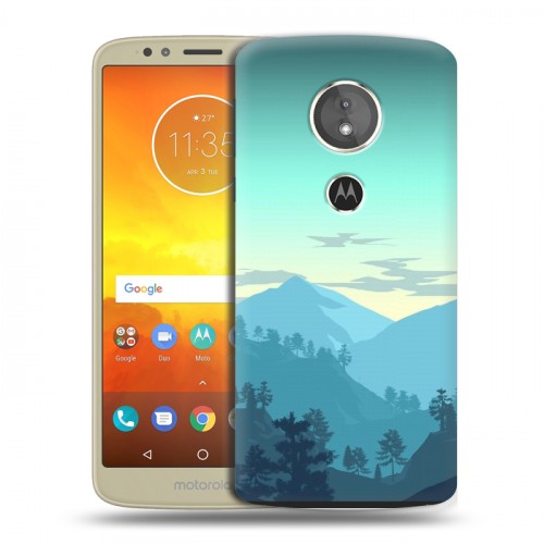 Дизайнерский пластиковый чехол для Motorola Moto E5 Романтика путешествий