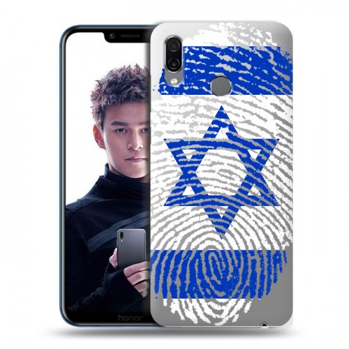 Дизайнерский пластиковый чехол для Huawei Honor Play Флаг Израиля