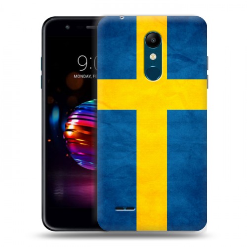 Дизайнерский силиконовый чехол для LG K11 Plus Флаг Швеции