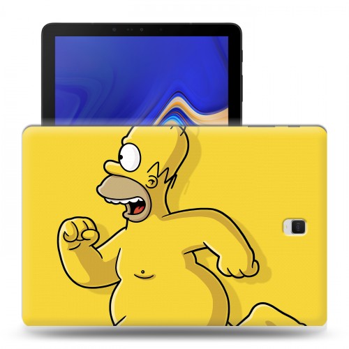 Дизайнерский силиконовый чехол для Samsung Galaxy Tab S4 Симпсоны