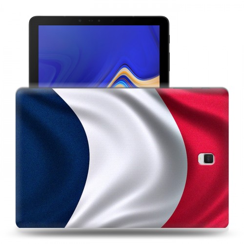 Дизайнерский силиконовый чехол для Samsung Galaxy Tab S4 Флаг Франции