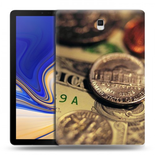Дизайнерский силиконовый чехол для Samsung Galaxy Tab S4 Текстуры денег