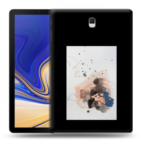 Дизайнерский силиконовый чехол для Samsung Galaxy Tab S4 Стильные абстракции