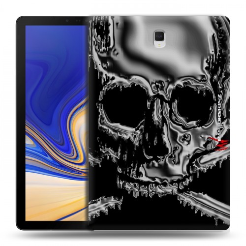 Дизайнерский силиконовый чехол для Samsung Galaxy Tab S4 Мир черепов