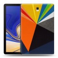 Дизайнерский силиконовый чехол для Samsung Galaxy Tab S4 Геометрия радости