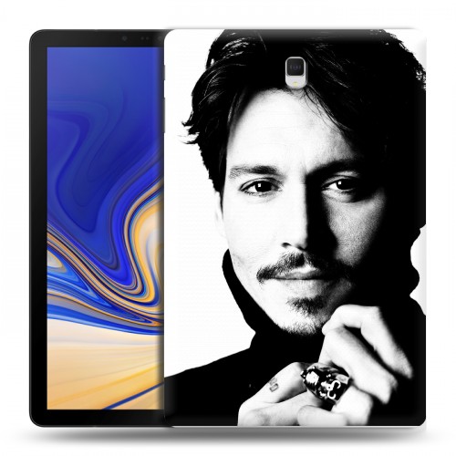 Дизайнерский силиконовый чехол для Samsung Galaxy Tab S4 Джонни Депп