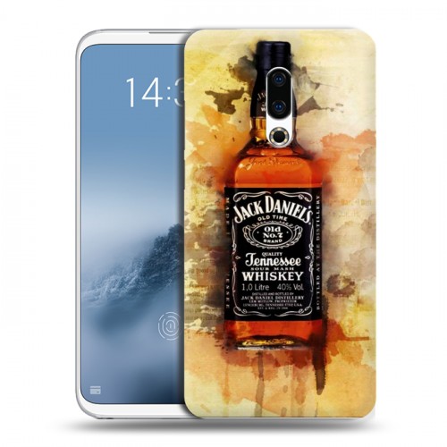 Дизайнерский силиконовый чехол для Meizu 16th Plus Jack Daniels