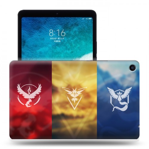 Дизайнерский силиконовый чехол для Xiaomi Mi Pad 4 Plus Pokemo Go