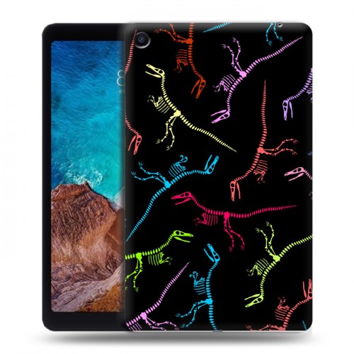Дизайнерский силиконовый чехол для Xiaomi Mi Pad 4 Plus Узоры динозавров