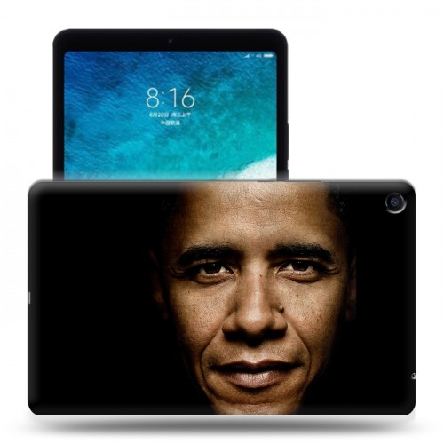 Дизайнерский силиконовый чехол для Xiaomi Mi Pad 4 Plus Барак Обама