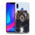 Дизайнерский пластиковый чехол для Huawei Nova 3 Медведь