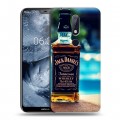 Дизайнерский пластиковый чехол для Nokia 6.1 Plus Jack Daniels