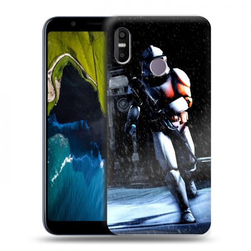 Дизайнерский пластиковый чехол для HTC U12 Life Star Wars Battlefront