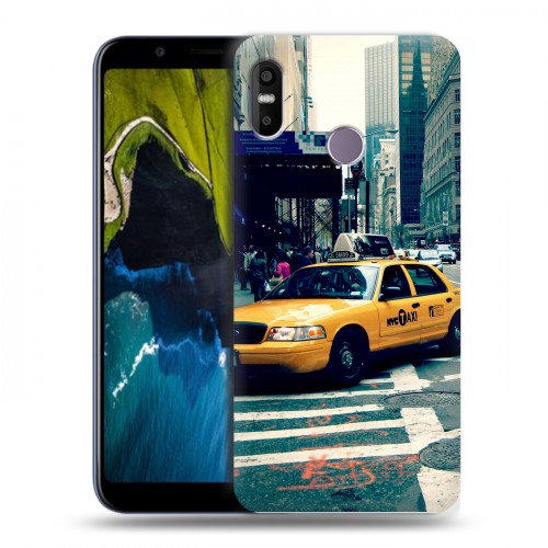 Дизайнерский пластиковый чехол для HTC U12 Life Нью-Йорк