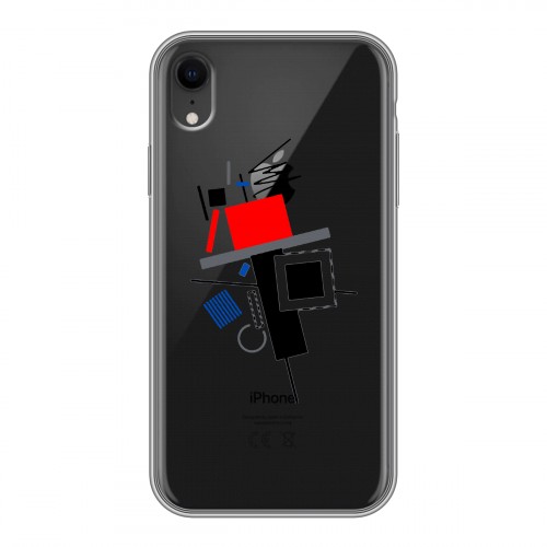 Полупрозрачный дизайнерский пластиковый чехол для Iphone Xr Абстракции 3