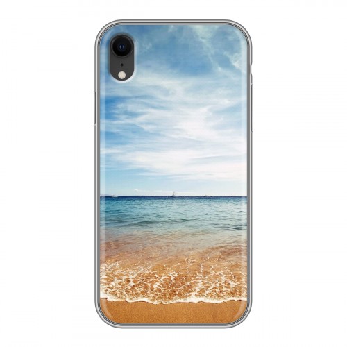 Дизайнерский силиконовый чехол для Iphone Xr пляж