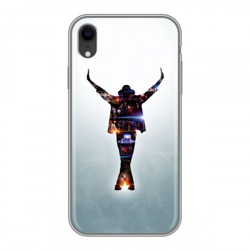 Дизайнерский силиконовый чехол для Iphone Xr Майкл Джексон