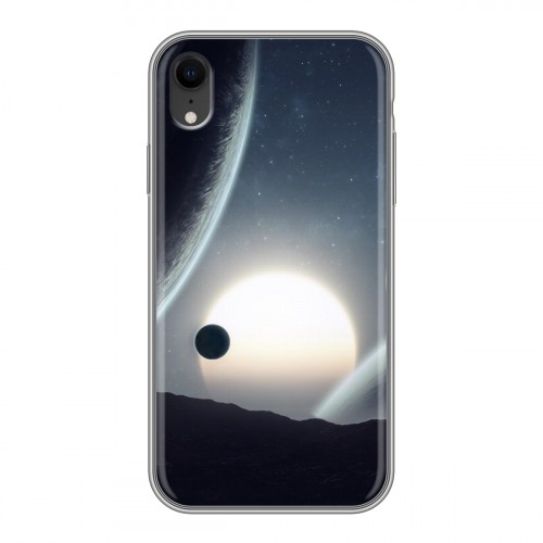 Дизайнерский силиконовый чехол для Iphone Xr Вселенная