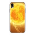 Дизайнерский силиконовый чехол для Iphone Xr Солнце