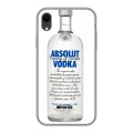 Дизайнерский силиконовый чехол для Iphone Xr Absolut
