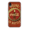 Дизайнерский силиконовый чехол для Iphone Xr Coca-cola