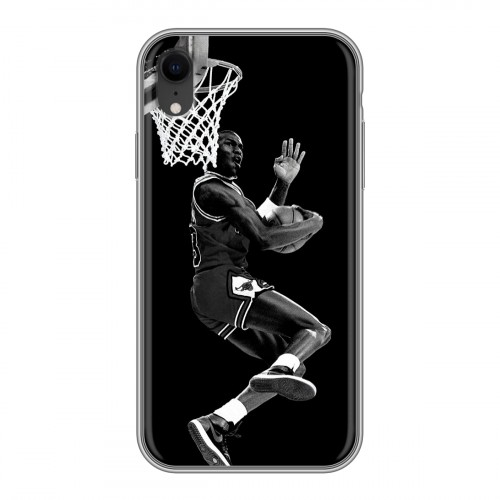 Дизайнерский силиконовый чехол для Iphone Xr Майкл Джордан