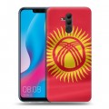 Дизайнерский силиконовый с усиленными углами чехол для Huawei Mate 20 Lite флаг Киргизии
