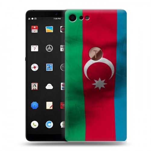 Дизайнерский пластиковый чехол для Smartisan U3 Pro Флаг Азербайджана