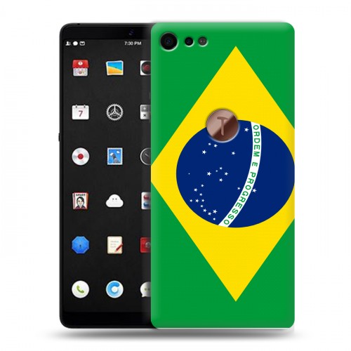 Дизайнерский пластиковый чехол для Smartisan U3 Pro Флаг Бразилии