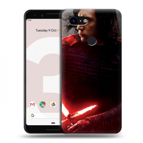 Дизайнерский пластиковый чехол для Google Pixel 3 Star Wars : The Last Jedi