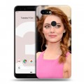 Дизайнерский пластиковый чехол для Google Pixel 3 Эмма Стоун