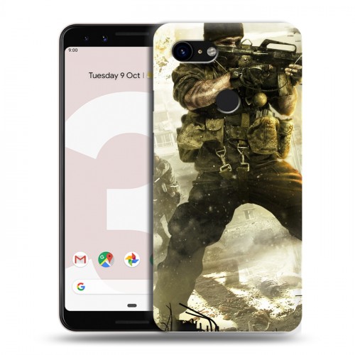 Дизайнерский пластиковый чехол для Google Pixel 3 Call of duty