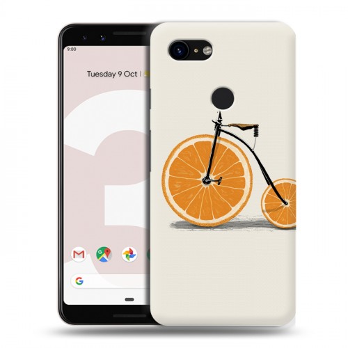 Дизайнерский пластиковый чехол для Google Pixel 3 Апельсины