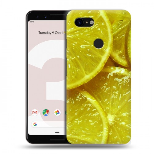 Дизайнерский пластиковый чехол для Google Pixel 3 Лимон