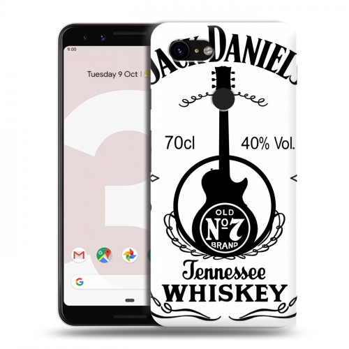 Дизайнерский пластиковый чехол для Google Pixel 3 Jack Daniels