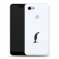 Дизайнерский силиконовый чехол для Google Pixel 3 XL Пингвины