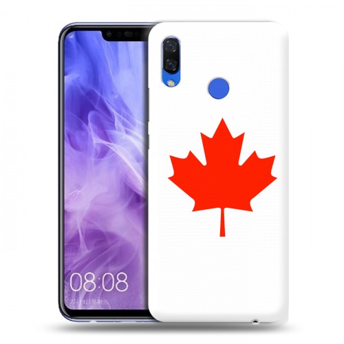 Дизайнерский пластиковый чехол для Huawei Nova 3i Флаг Канады
