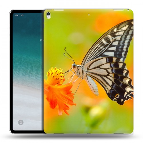 Дизайнерский силиконовый чехол для IPad Pro 12.9 (2018) Бабочки
