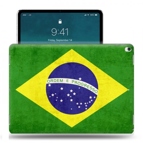 Дизайнерский силиконовый чехол для IPad Pro 12.9 (2018) флаг Бразилии