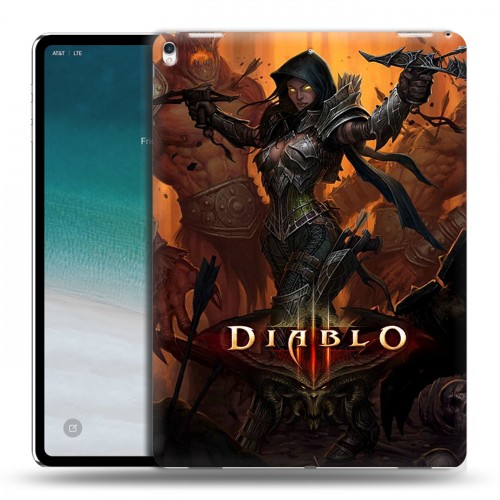 Дизайнерский силиконовый чехол для IPad Pro 12.9 (2018) Diablo