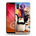 Дизайнерский силиконовый с усиленными углами чехол для Xiaomi Mi 8 Pro Мадагаскар