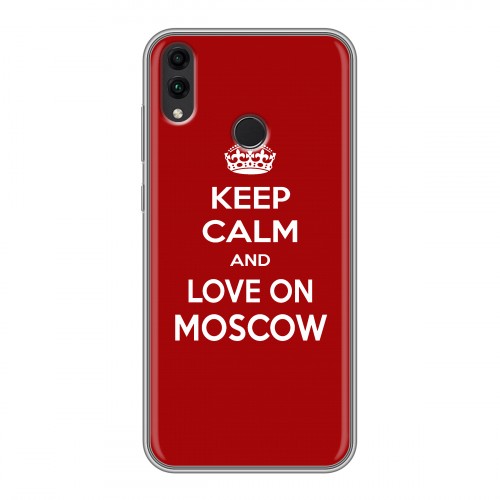 Дизайнерский силиконовый чехол для Huawei Honor 8C Москва