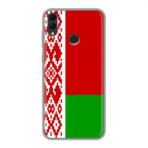 Дизайнерский силиконовый чехол для Huawei Honor 8C Флаг Белоруссии